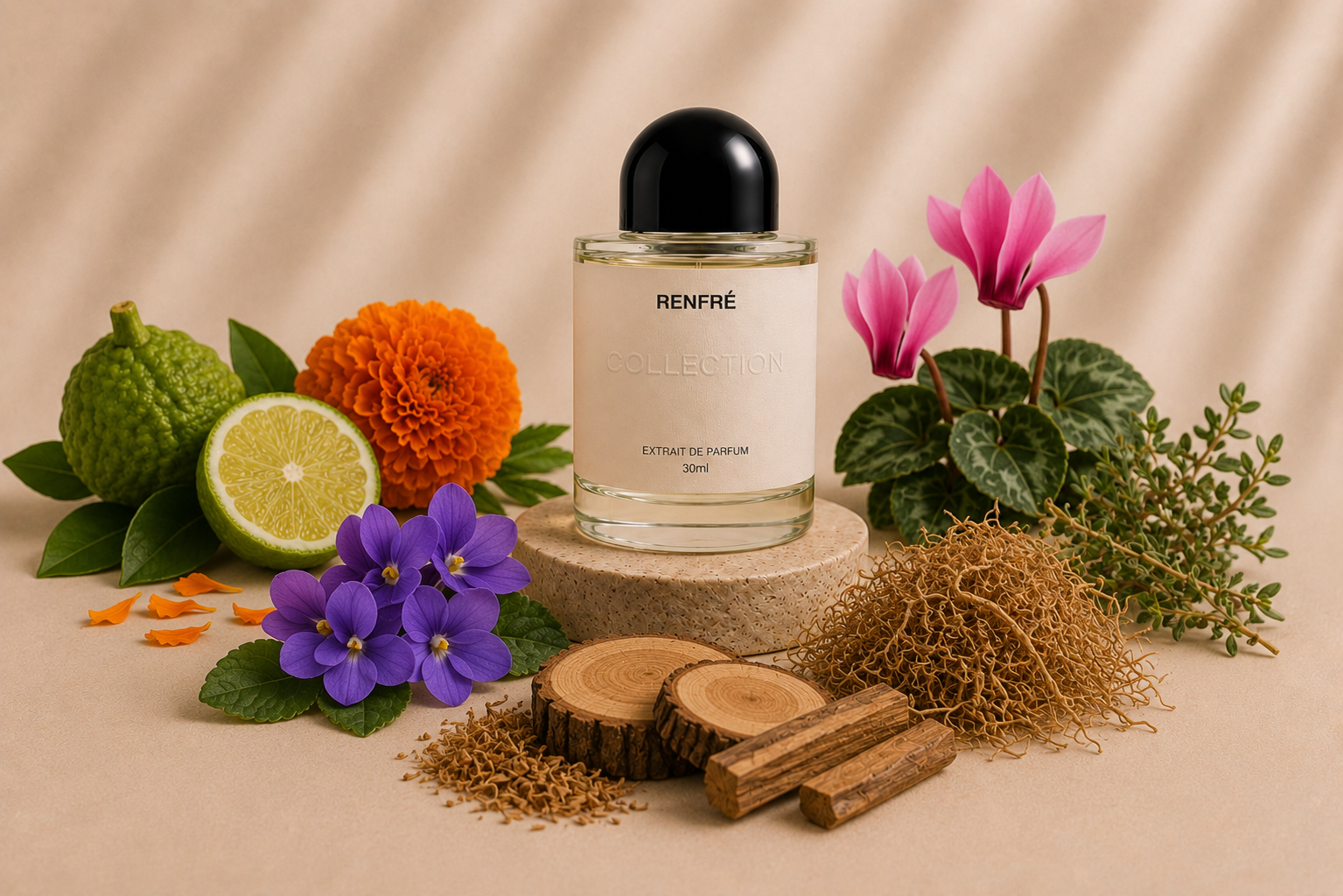 RENFRĒ COLLECTION                 DA’FRIQUE                                  (30ml EXTRAIT)                     inspired by bal d’afrique