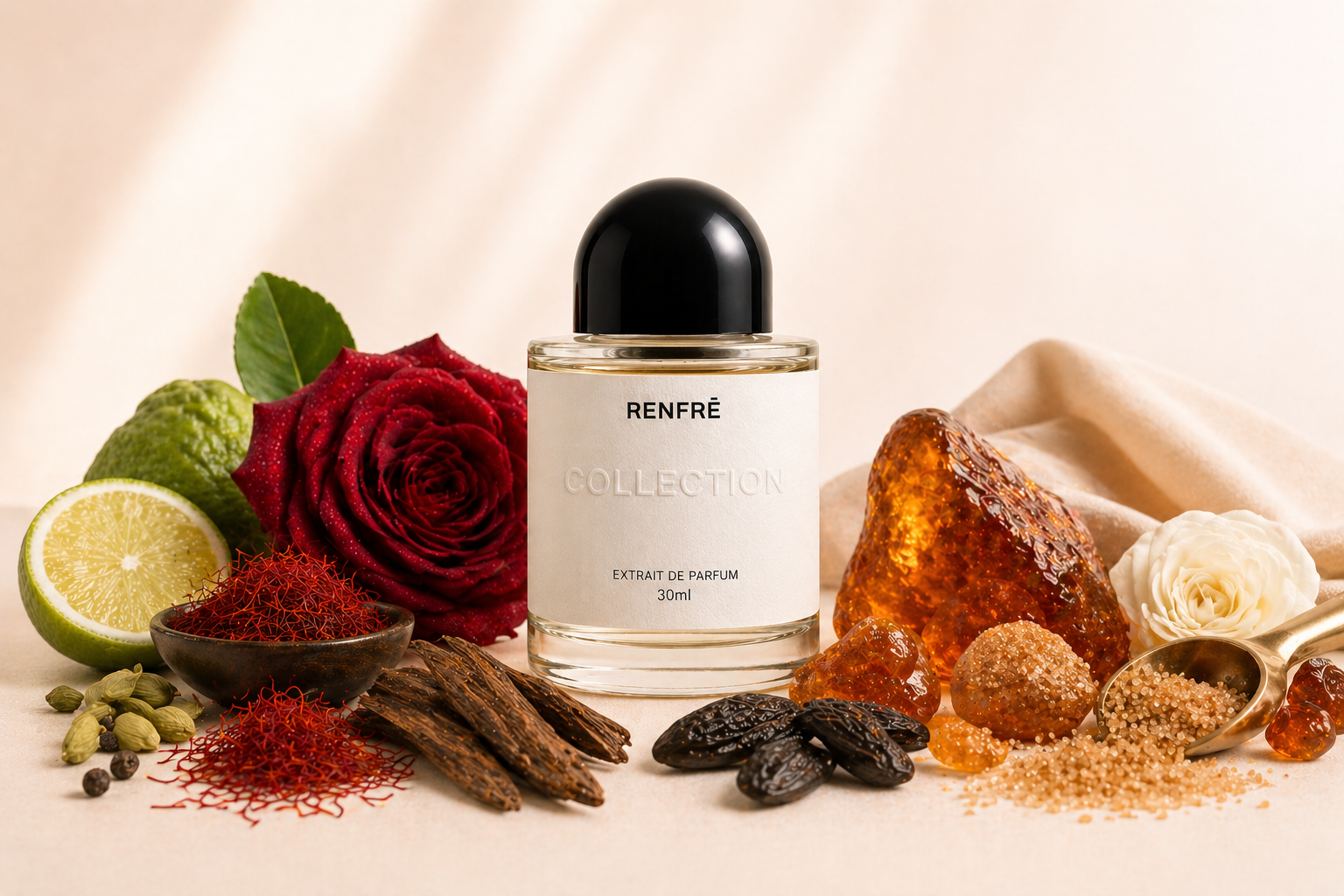RENFRĒ COLLECTION        ARABIAN ELIXIR                        (30ml EXTRAIT)                                  inspired by arabians tonka